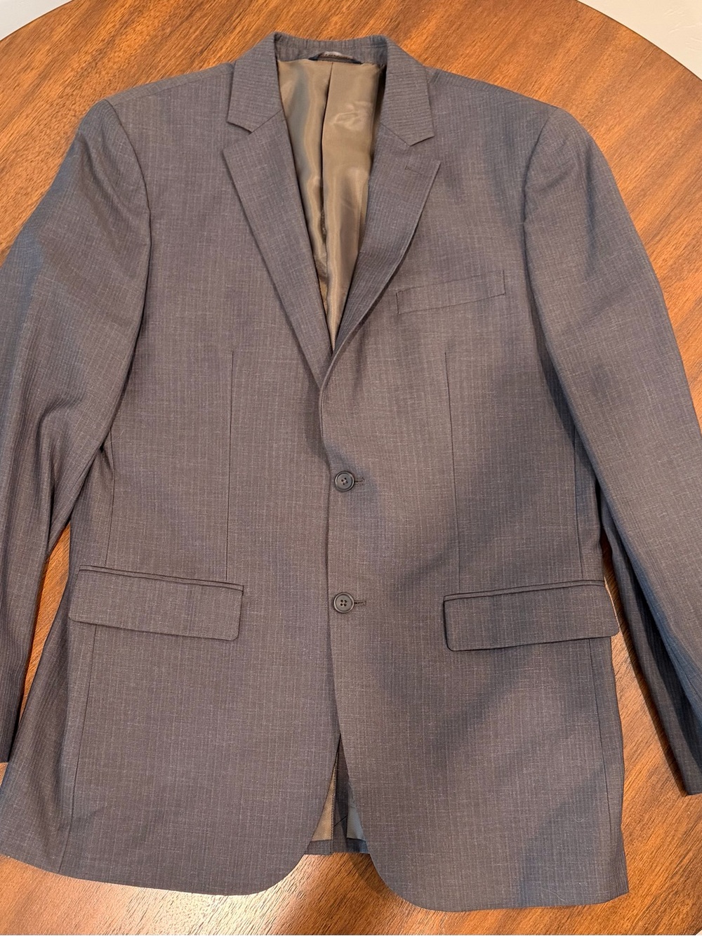 Banana Republic Men’s Gray Two-Button Blazer Size 42L